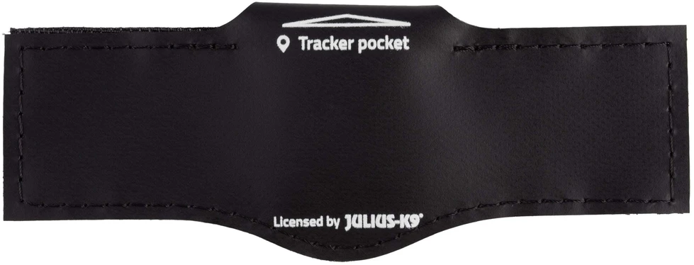 Julius-K9 Tuščia etiketė su „Tracker“ kišenėle – Velcro tvirtinimas, be užrašo, 2 vnt. pakuotė, Dydis S