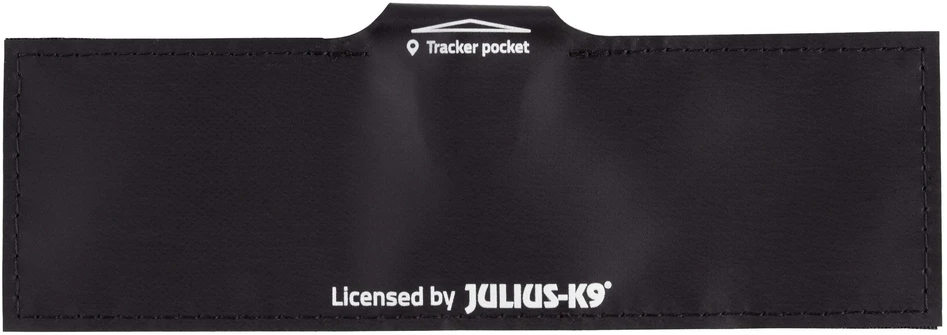 Julius-K9 Tuščia etiketė su „Tracker“ kišenėle – Velcro tvirtinimas, be užrašo, 2 vnt. pakuotė, Dydis S