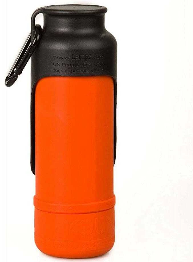 KONG H2O Izoliuotas buteliukas 740ml – dvigubos sienelės nerūdijančio plieno, nepralaidus juodas dizainas