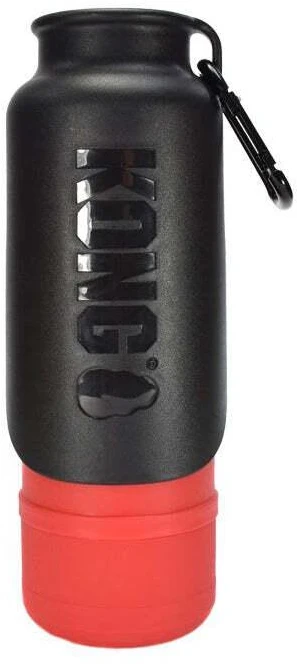 KONG H2O Izoliuotas buteliukas 740ml – dvigubos sienelės nerūdijančio plieno, nepralaidus juodas dizainas