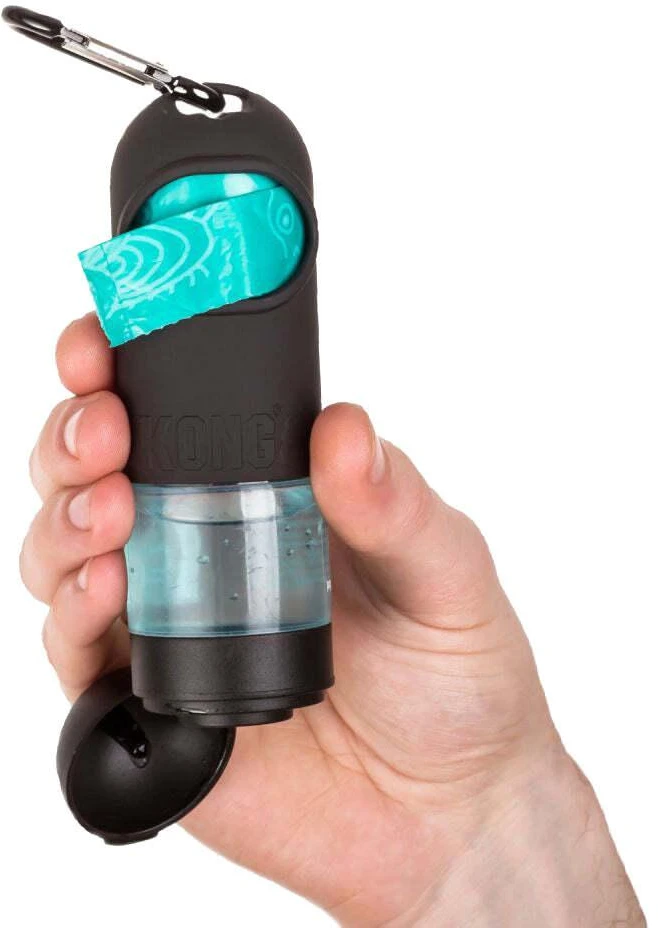 KONG HandiPOD Clean Dispenser – Šunų ekskrementų maišelių laikiklis su integruotu dezinfekavimo skysčiu