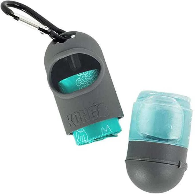 KONG Mini HandiPOD Clean Dispenser – Kompakti maišelių laikiklis su integruotomis dezinfekcinėmis servetėlėmis
