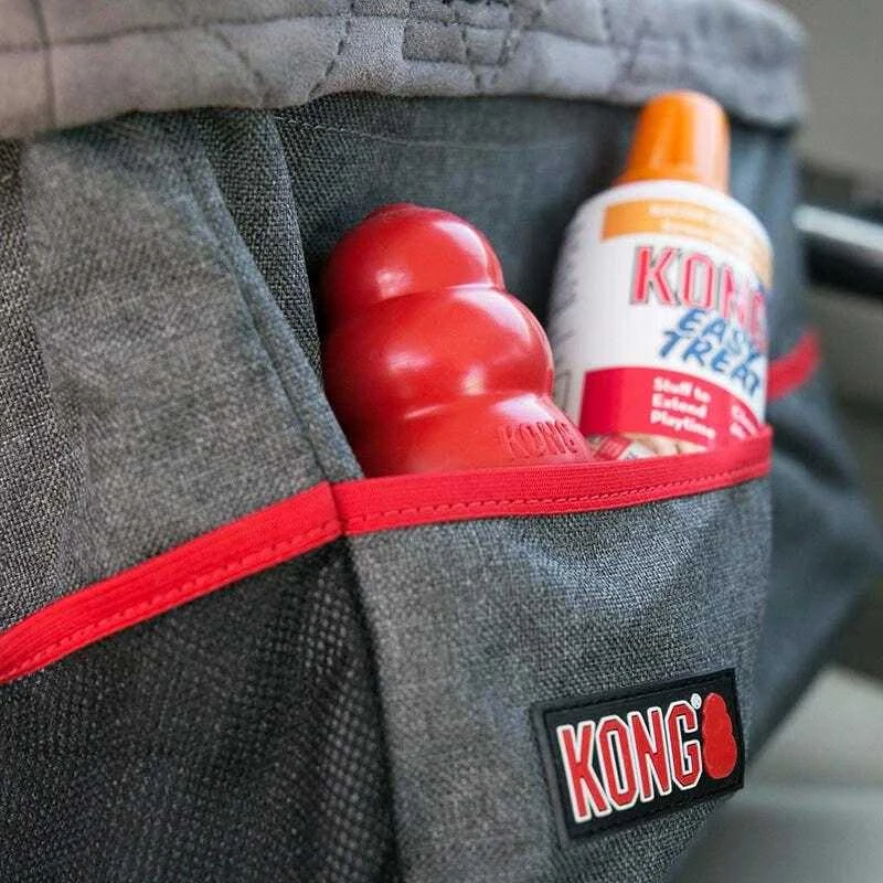 KONG Travel Secure Booster Seat – Paaukštinta automobilinė kėdutė, 40x30x20cm, tinka iki 12kg
