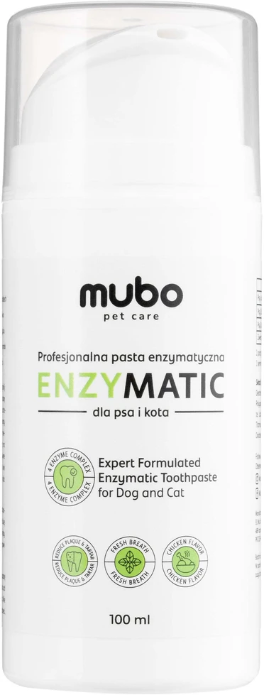 Mubo EnzPati Šepetėlio Pasta 100ml – Profesionalios fermentinės formulės su valomuoju poveikiu