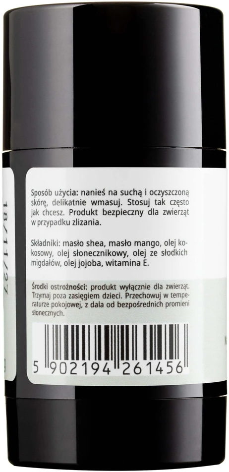 Mubo Paw & Nose Balm Stick 25g – Natūrali bekvapė drėkinamojo sviesto formulė