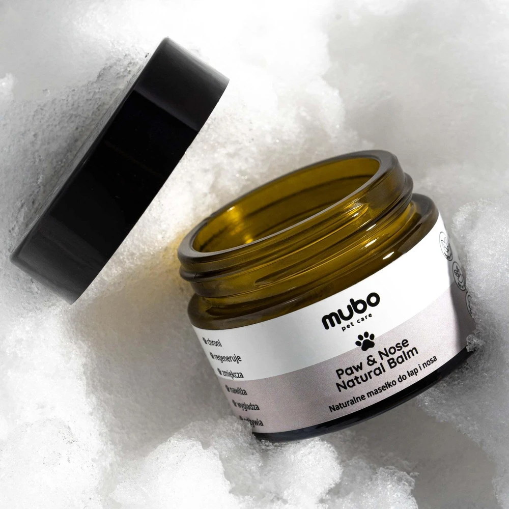 Mubo Paw & Nose Natural Balm 50g – Maitinantis sviesto mišinys, ramina ir apsaugo odą