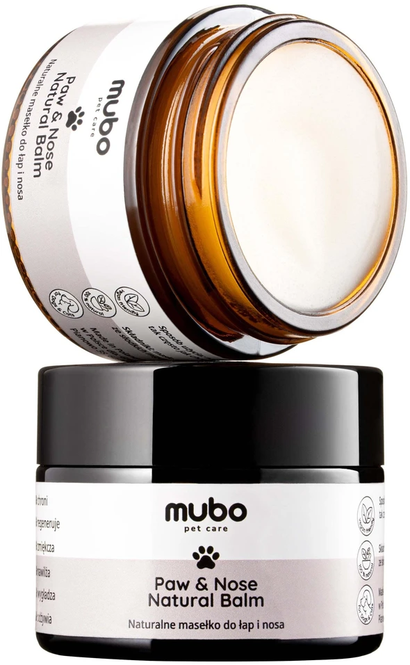 Mubo Paw & Nose Natural Balm 50g – Maitinantis sviesto mišinys, ramina ir apsaugo odą