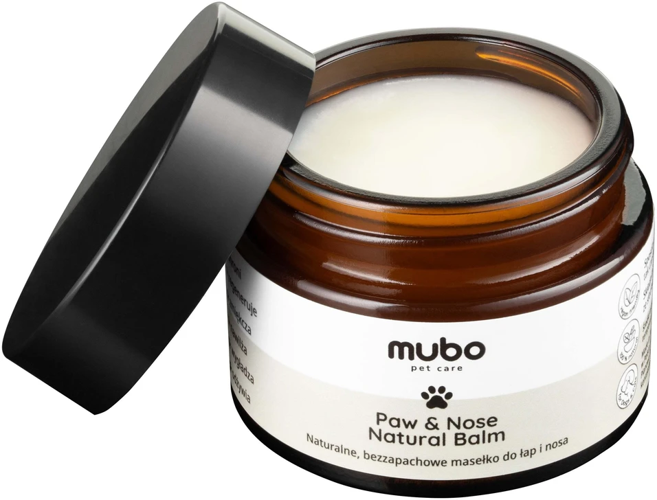 Mubo Paw & Nose Natural Balm 50g – Sviestiškas be kvapų, drėkinamasis ir švelnus balzamas