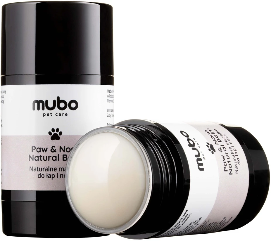 Mubo Paw & Nose Natural Balm Stick 25g – Maitinanti sviesto formulė, patogus naudojimas