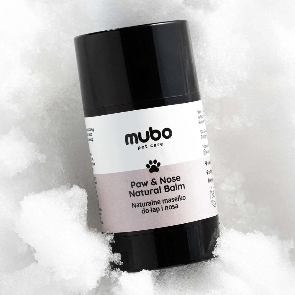 Mubo Paw & Nose Natural Balm Stick 25g – Maitinanti sviesto formulė, patogus naudojimas