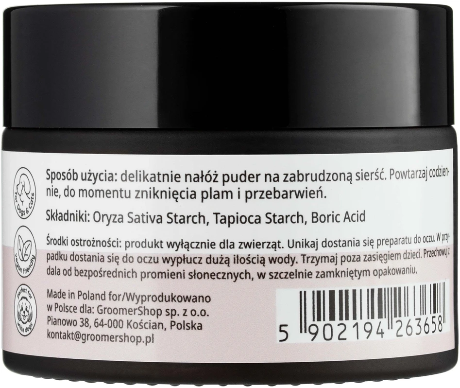 Mubo Perfect Eye milteliai ašarų dėmėms valyti 24g – švelni dėmių šalinimo formulė, greitas poveikis