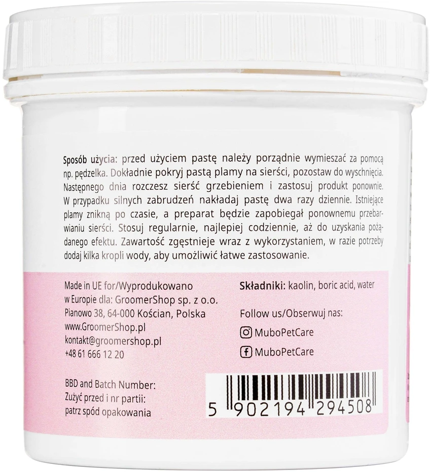 Mubo Perfect Eyes ašarinių dėmių valiklis – švelni formulė dėmėms ir spalvos pakitimams šalinti, 200ml