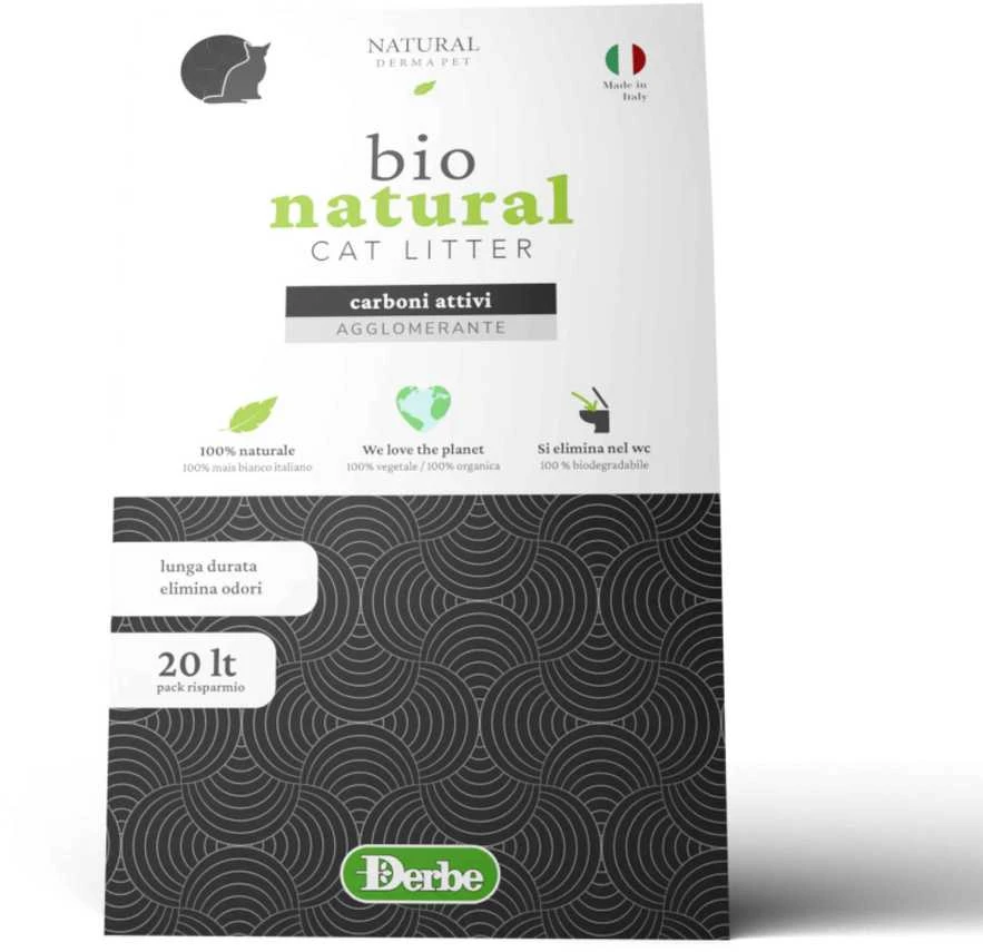 Natural Derma Pet Natural Derma Bio Active Carbon Kukurūzų Kačių Kraikas Kvapų Kontrolė
