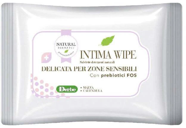 Natural Derma Pet Intymios Zonos Servetėlės su malva ir medetka