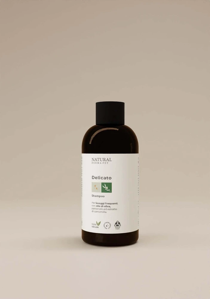 Natural Derma Pet Natural Derma alyvuogių aliejaus šampūnas šunims su ramunėlių ekstraktu