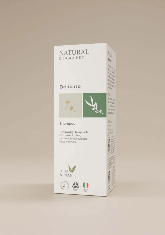 Natural Derma Pet Natural Derma alyvuogių aliejaus šampūnas šunims su ramunėlių ekstraktu
