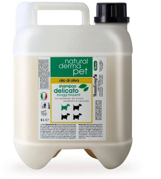 Natural Derma Pet Natural Derma alyvuogių aliejaus šampūnas šunims su ramunėlių ekstraktu