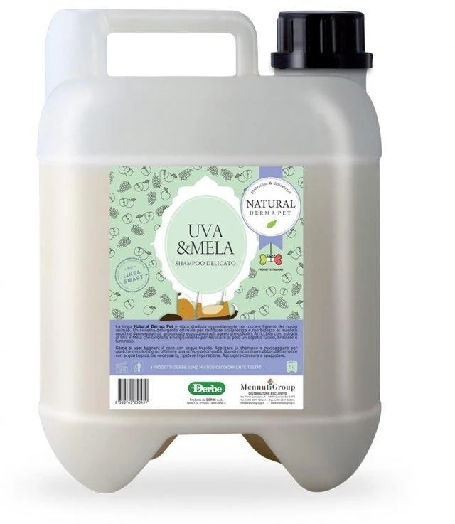 Natural Derma Pet Natural Derma Atkuriamasis šampūnas šunims su vynuogėmis ir obuoliais