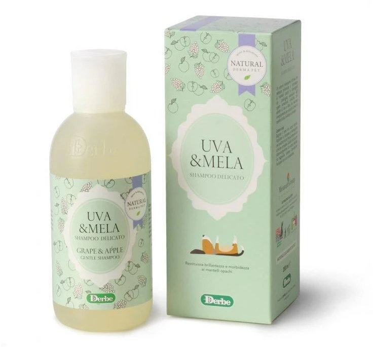 Natural Derma Pet Natural Derma Atkuriamasis šampūnas šunims su vynuogėmis ir obuoliais