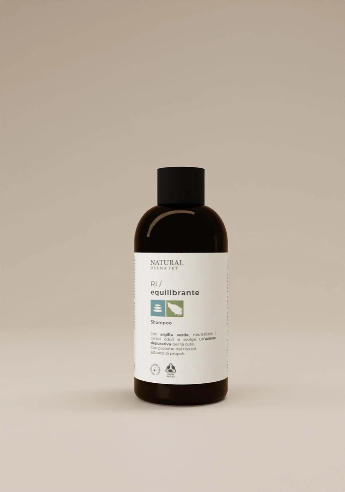 Natural Derma Pet Natural Derma Atstatantis šampūnas šunims su žaliu moliu ir propoliu