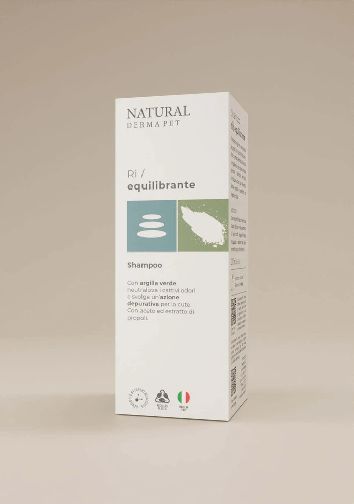 Natural Derma Pet Natural Derma Atstatantis šampūnas šunims su žaliu moliu ir propoliu