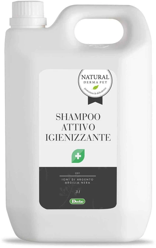 Natural Derma Pet Natural Derma Dog Šampūnas su sidabro jonais ir juoduoju moliu