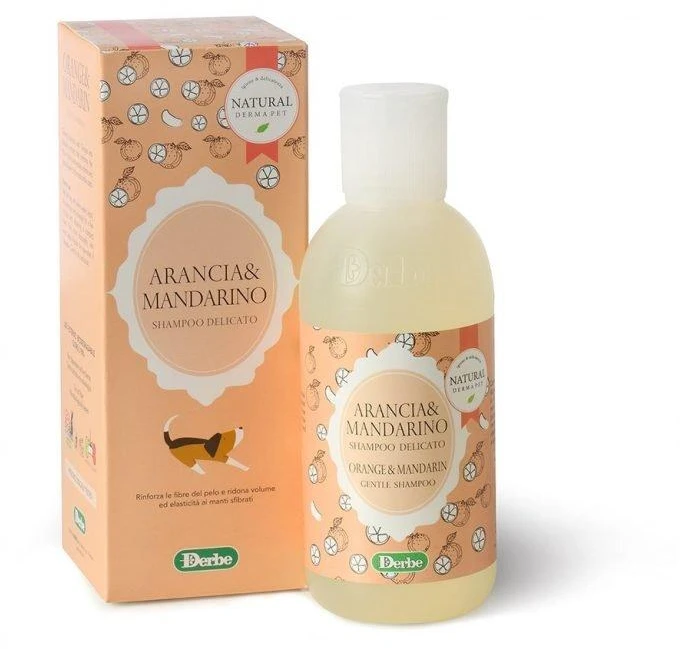 Natural Derma Pet Natural Derma Dog Šampūnas Oranžinis Mandarin Revitalizuojamoji formulė
