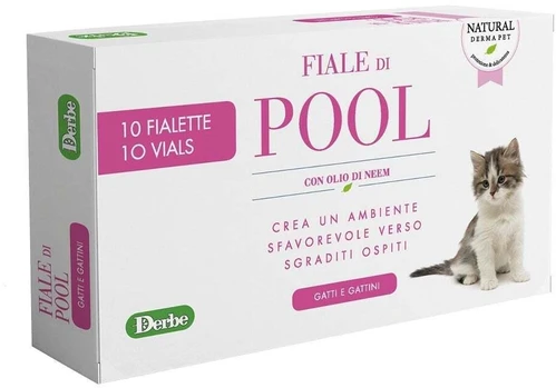 Natural Derma Pet Natural Derma Katėms nuo blusų ir erkių apsauginis ampulės
