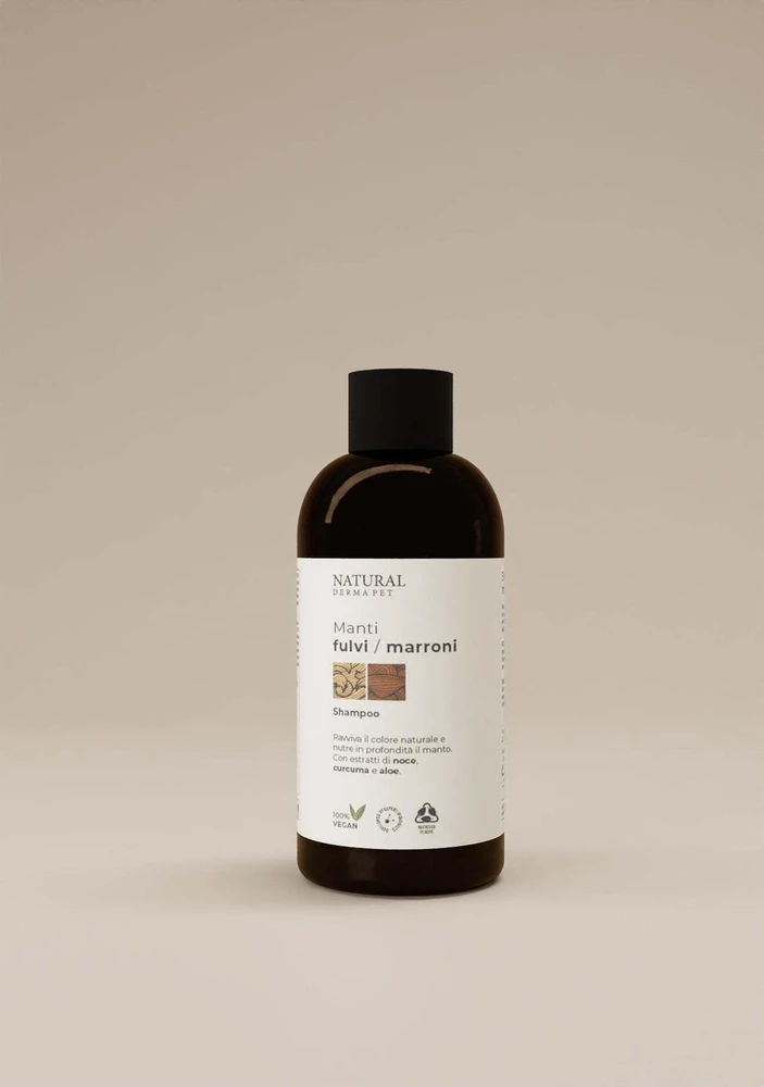Natural Derma Pet Natural Derma rudojo' kailio šampūnas šunims, spalvai paryškinti