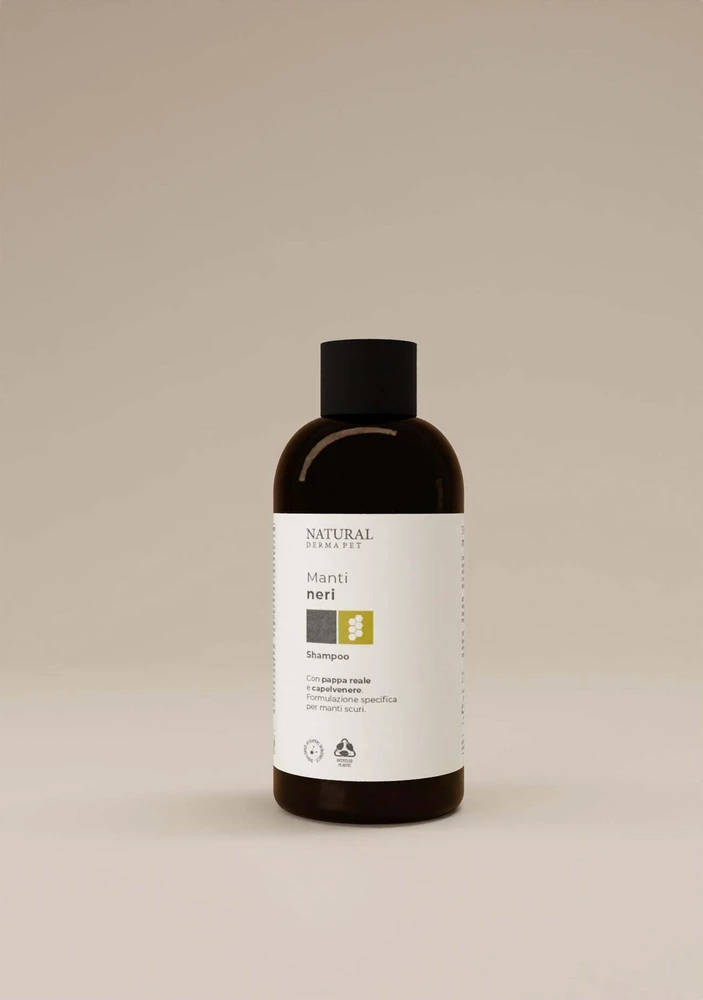Natural Derma Pet Natural Derma Šunų šampūnas, juodų kailių blizgesiui stiprinti