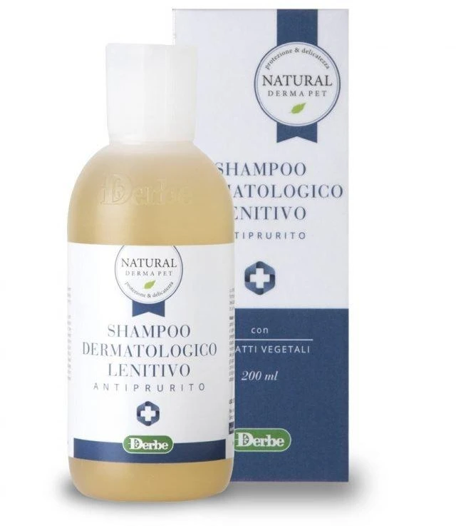 Natural Derma Pet Natural Derma šunų šampūnas nuo niežulio su ricinų aliejumi ir alaviju