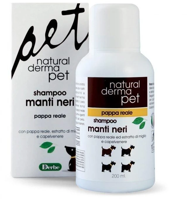Natural Derma Pet Natural Derma Šunų šampūnas, juodų kailių blizgesiui stiprinti
