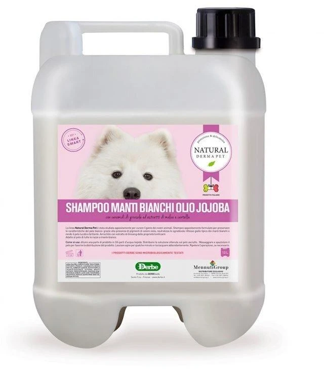 „Natural Derma Pet“ šampūnas šviesiam kailiui su UV apsauga