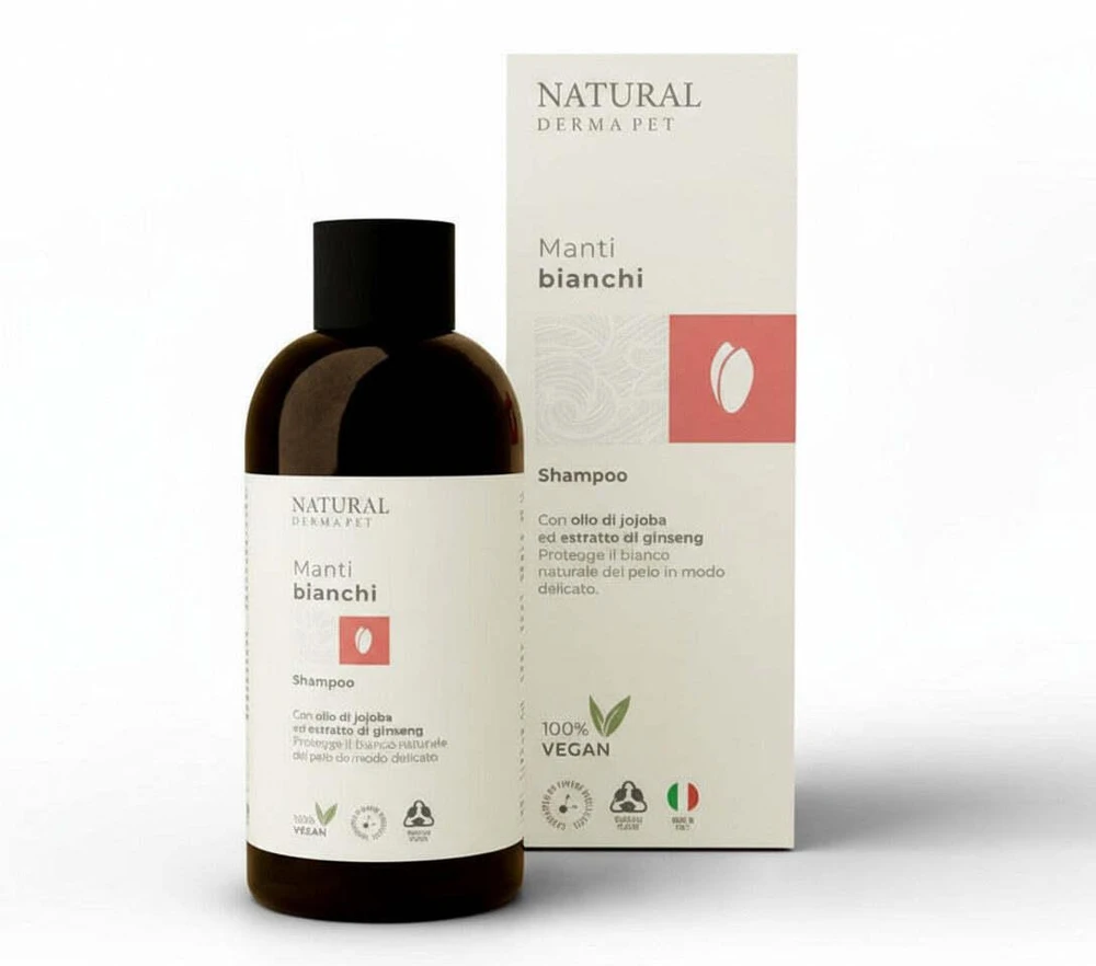 „Natural Derma Pet“ šampūnas šviesiam kailiui su UV apsauga