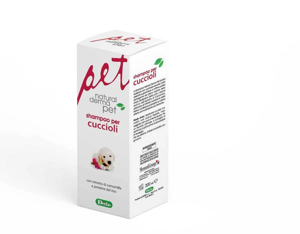 Natural Derma Pet Natural Derma Puppy Šampūnas Raminantis prausiklis su ramunėlėmis