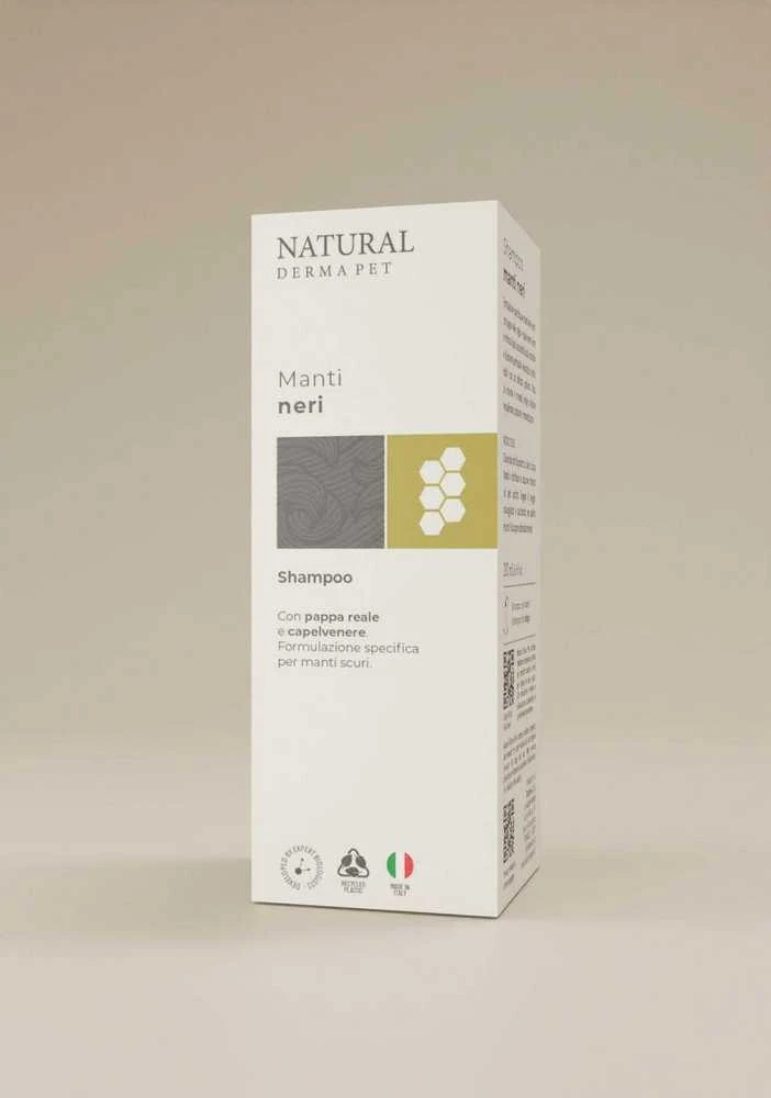 Natural Derma Pet Natural Derma Šunų šampūnas, juodų kailių blizgesiui stiprinti