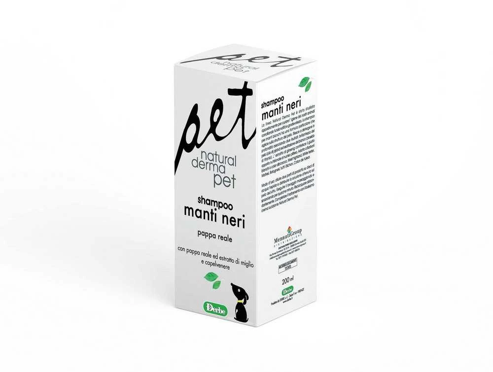 Natural Derma Pet Natural Derma Šunų šampūnas, juodų kailių blizgesiui stiprinti