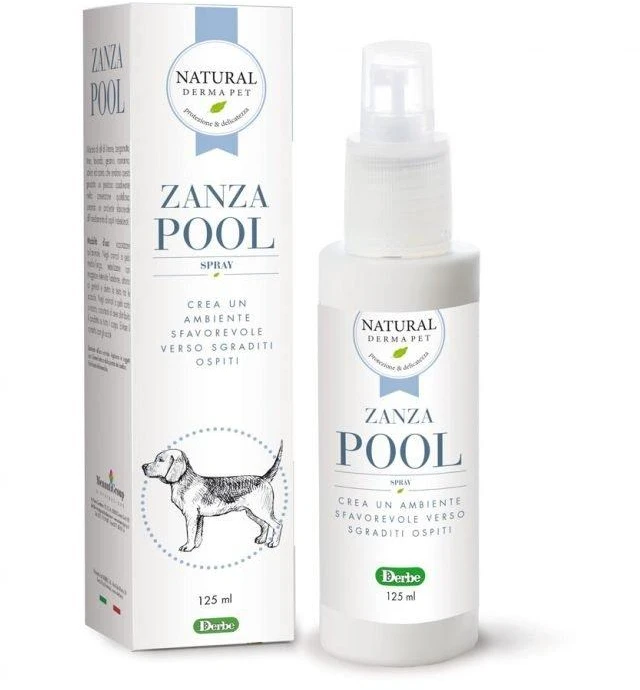 Natural Derma Pet Zanza Pool Purškiklis Vabzdžių Atstumiantis Odos Raminamasis