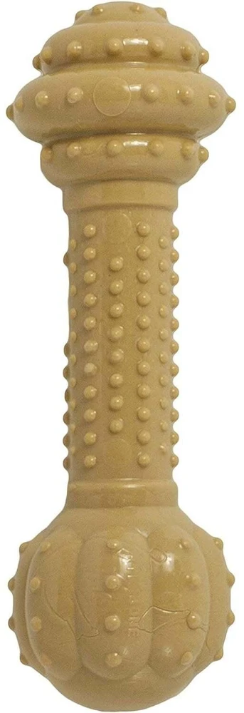 Nylabone Extreme Barbell Kramtynas L – Patvarus žaislas dideliems šunims su žemės riešutų sviesto skoniu