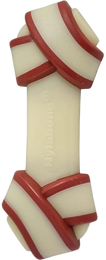 Nylabone „Extreme Beef Knot Chew“ – didelis patvarus jautienos skonio kramtomasis žaislas