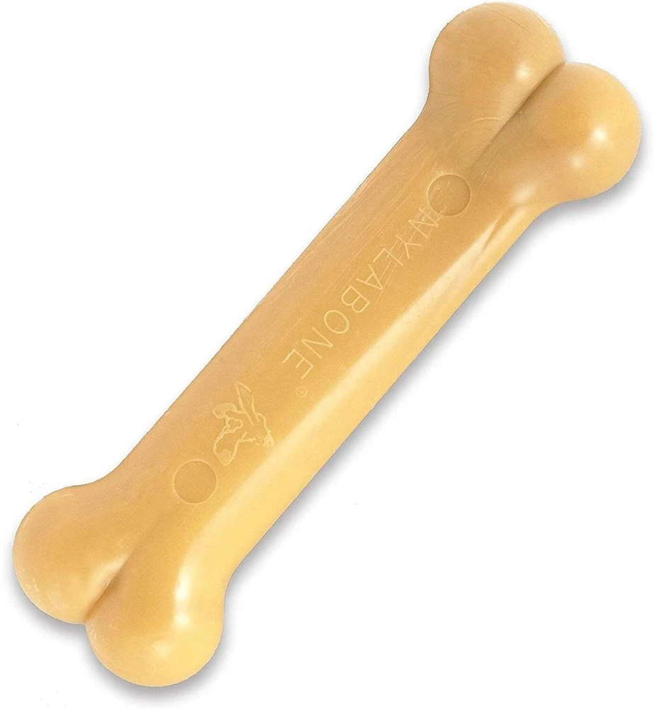 Nylabone Extreme Dura Chew su skonių sviestinio riešuto kaulu – patvarus, didelis kramtomasis žaislas su ilgai išliekančiu skoniu