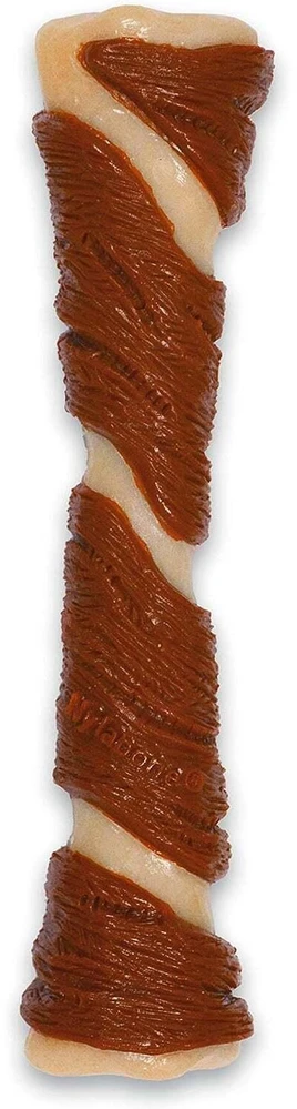 Nylabone Extreme Porkhide L – Šoninės ir žemės riešutų sviesto skonio ilgaamžis šunų kramtukas