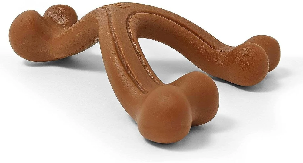 Nylabone Extreme Wishbone Bison Chew – tvirtas, didelis šunų žaislas su tikrovišku bizonų skoniu
