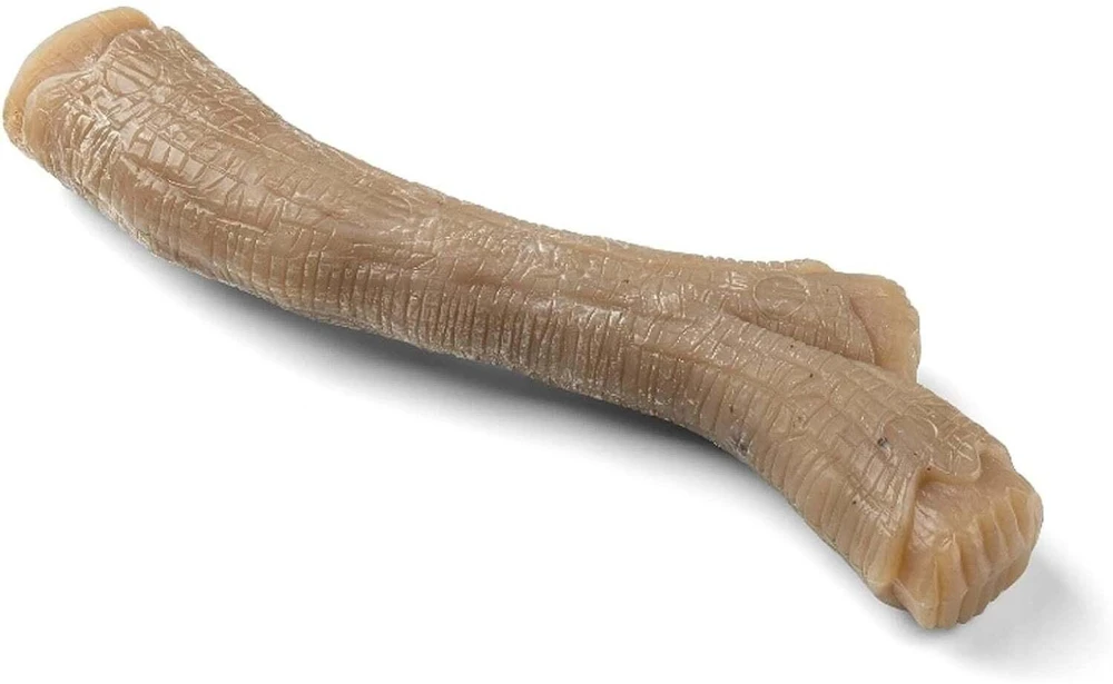 Nylabone Gourmet Stick žemės riešutų sviesto skonio – patvarus kramtomasis žaislas, intensyvus žemės riešutų sviesto skonis, vidutinio dydžio