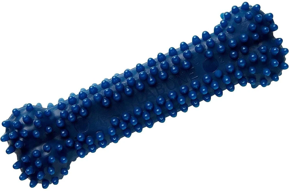 Nylabone vidutinio intensyvumo vištienos dantų kaulas – lankstus kramtomasis, didelis dydis, vištienos skonis, burnos priežiūra