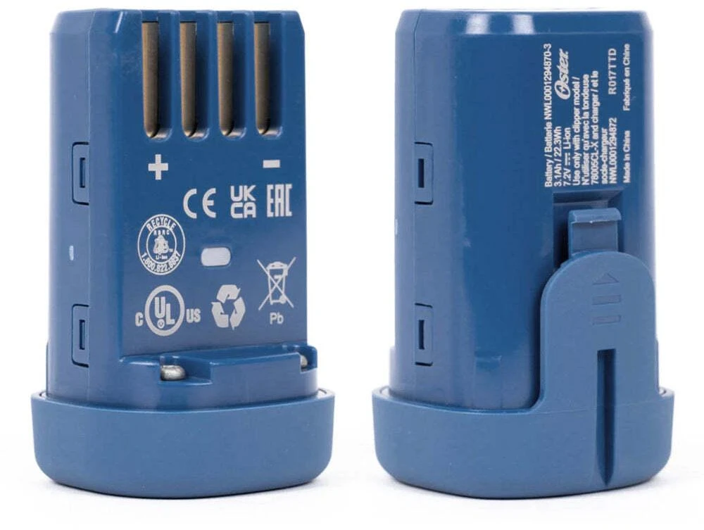 Oster Professional Products OSTER 078005-213-000 akumuliatorius mėlynas 97 / A5 Cordless plaukakirpėms