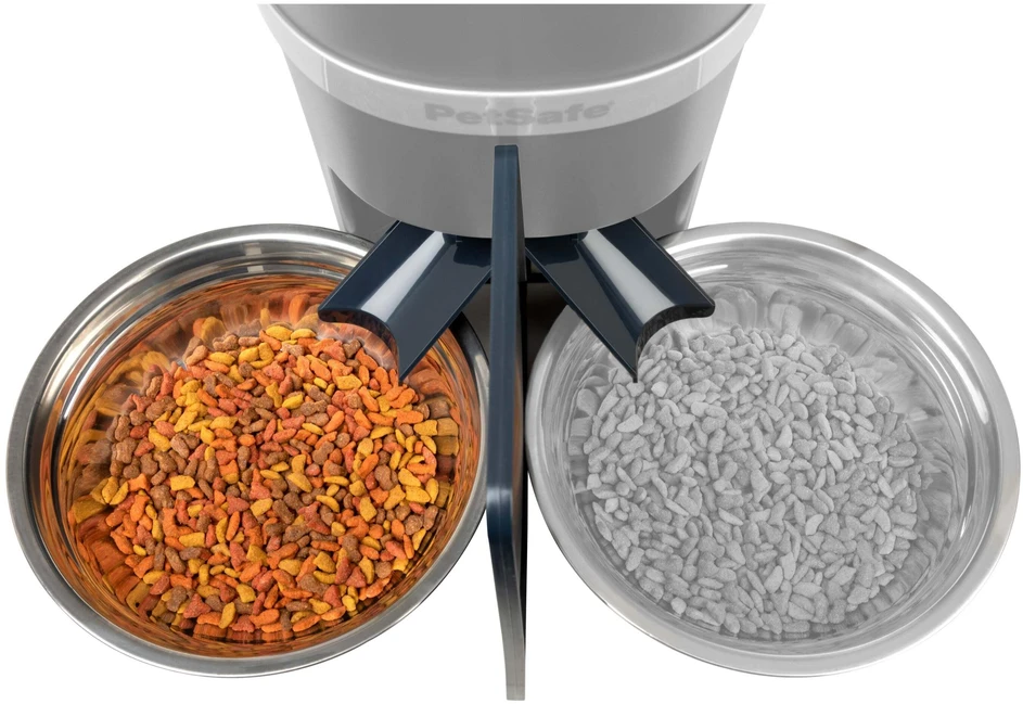 PetSafe 2-Gyvūno Maisto Daliklis – Dviejų Dubenėlių Tvirtinimo Detalė, Suderinama su „Smart Feed“ ir „Healthy Pet“ Lesyklomis