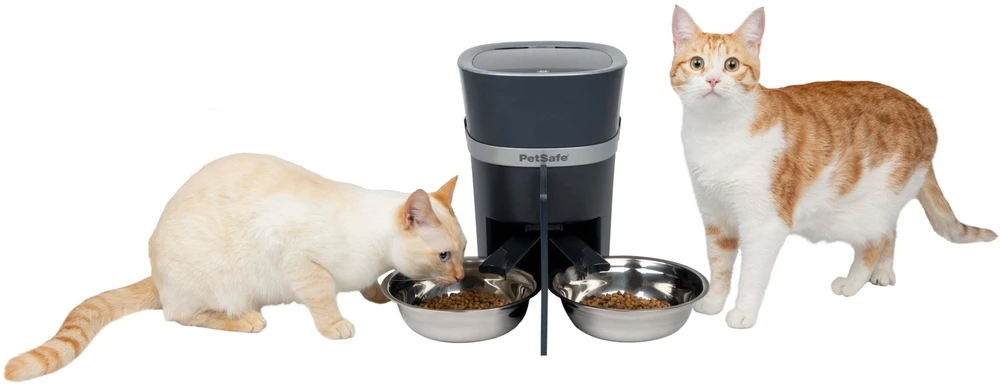 PetSafe 2-Gyvūno Maisto Daliklis – Dviejų Dubenėlių Tvirtinimo Detalė, Suderinama su „Smart Feed“ ir „Healthy Pet“ Lesyklomis
