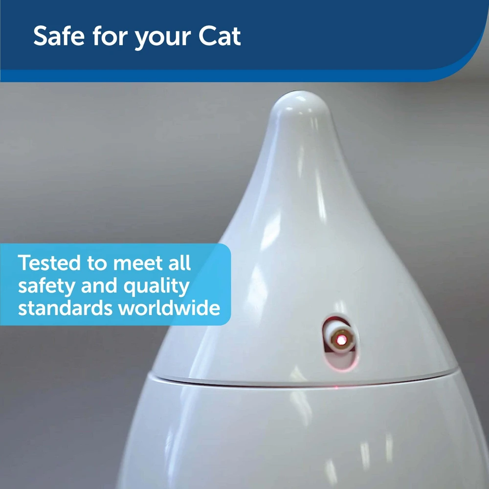 PetSafe automatinis lazerinis žaislas – besisukantis interaktyvus žaislas su dvigubais lazerio spinduliais