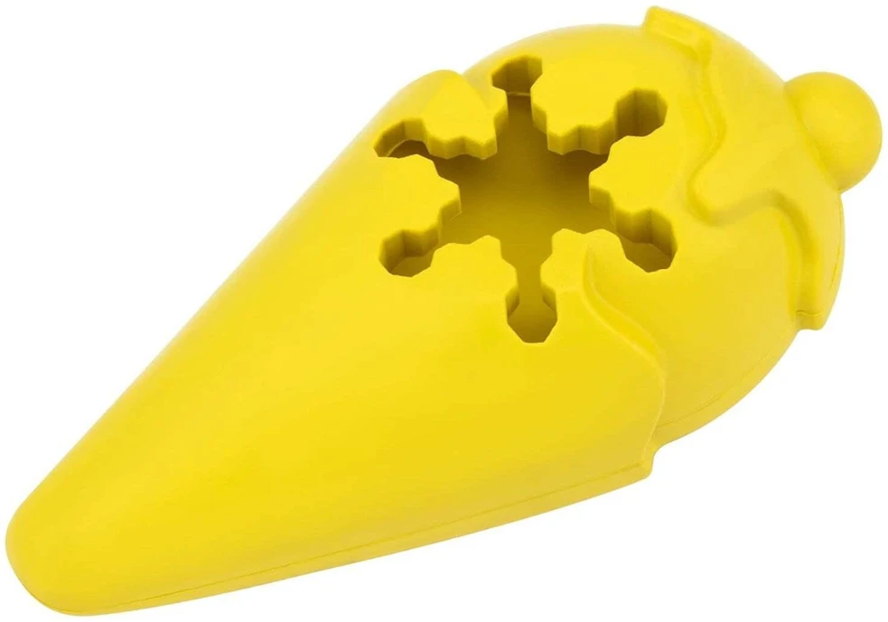 PetSafe Busy Buddy Frosty Cone – Žaislas kramtymui su šaldytais skanėstais, ledų formos, vidutinio/didumo, patvarus